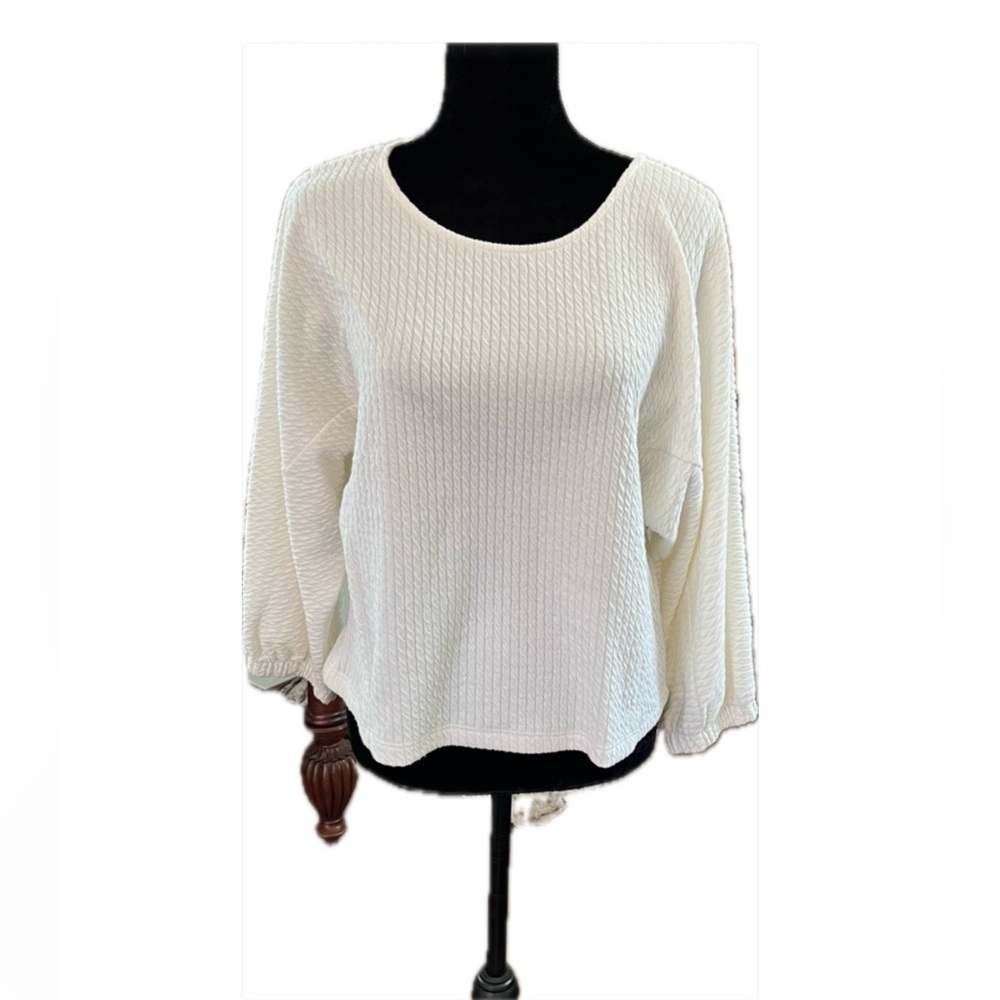 Anthropologie Pretty Textured Top